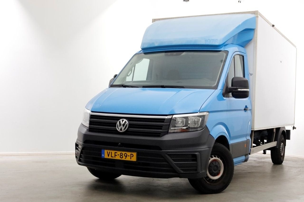 Volkswagen Crafter 35 2.0 TDI E6 Bakwagen met achterdeuren 2, Auto's, ABS, Blauw, Bedrijf, 277 g/km