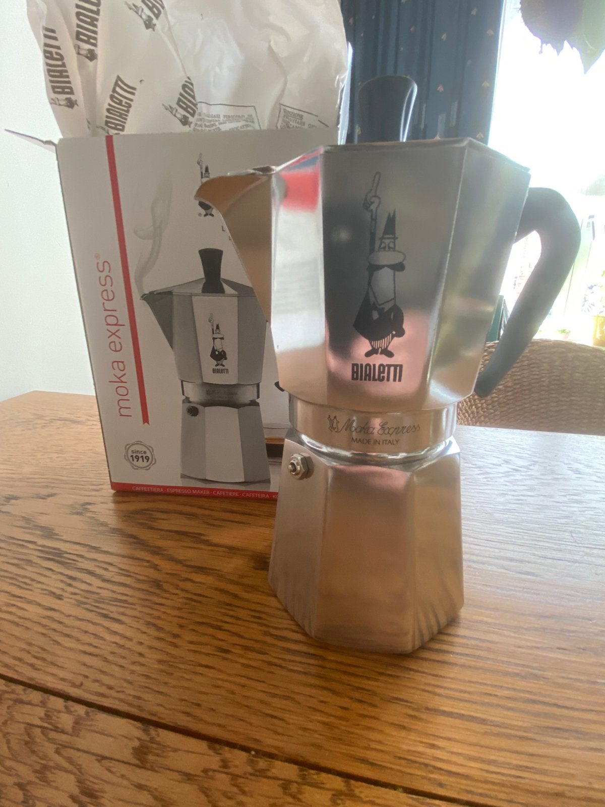 Italiaanse Moka  Express Bialetti 9 cups., Ophalen, Overige typen, Metaal, Overige merken