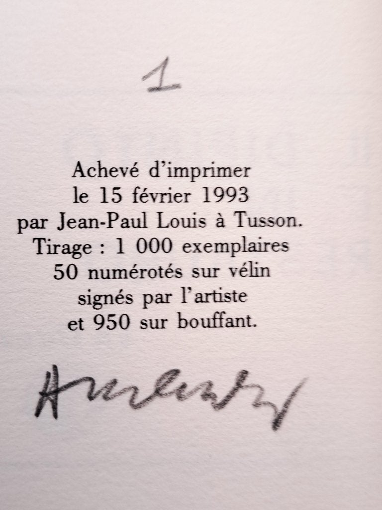 Alechinsky "Plans sur la comète" 1/50 origineel gesigneerd, Nieuw, Ophalen of Verzenden, Pierre Alechinsky, Schilder- en Tekenkunst