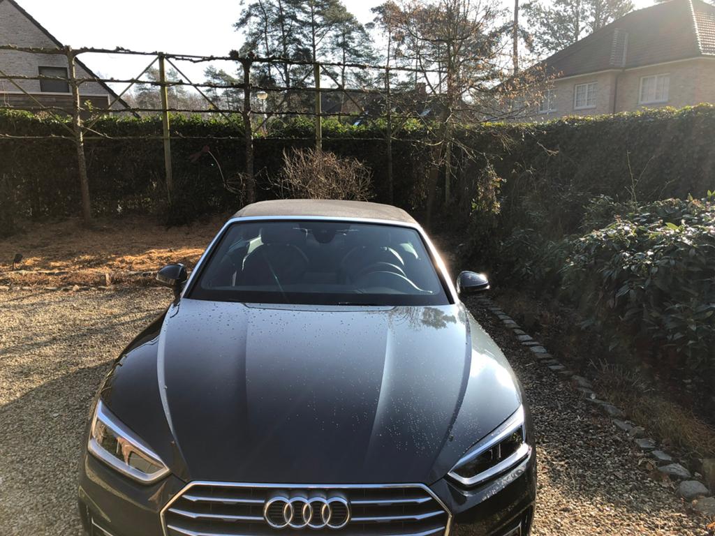 Audi a5  sligne cabrio 21500 km diesel ful option, Auto's, Audi, 4 zetels, Zwart, 4 cilinders, Cabriolet
