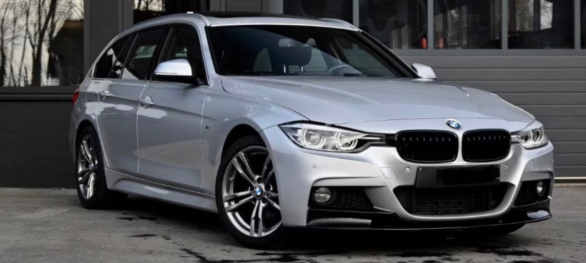 Bmw 320d. M pack, Autos, BMW, Cuir, Argent ou Gris, Noir, 5 portes