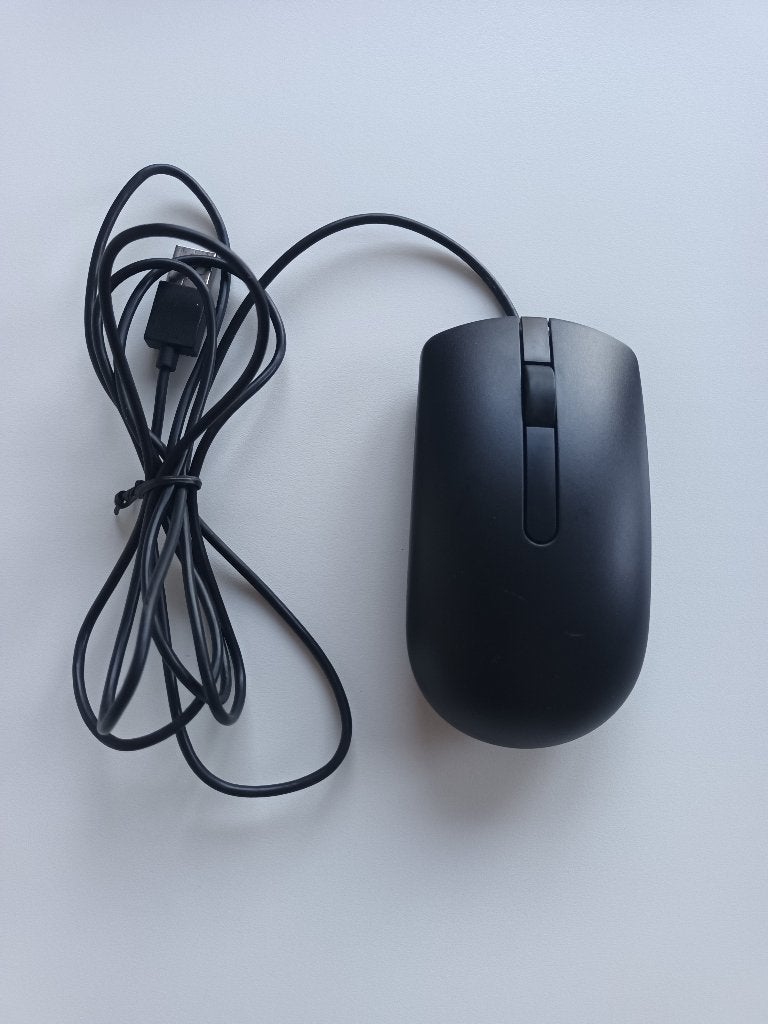 Bekabelde USB-muis van Dell, Computers en Software, Muizen, Muis, Ophalen of Verzenden, Zo goed als nieuw, Dell