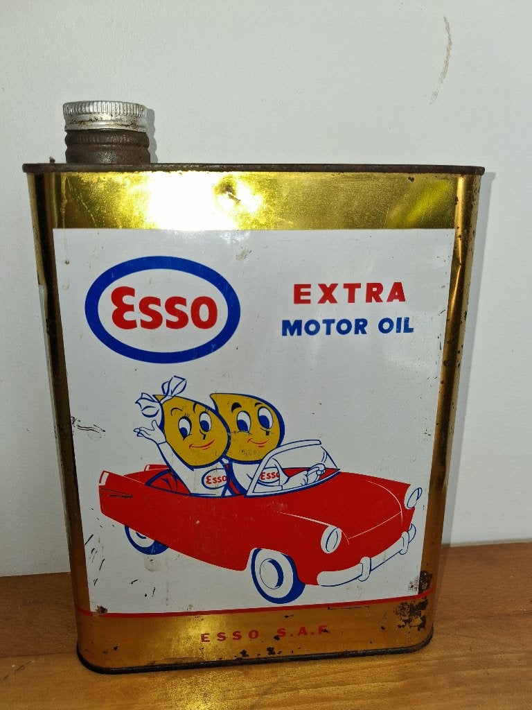 bidon d'huile vintage ESSO, Enlèvement ou Envoi, Utilisé
