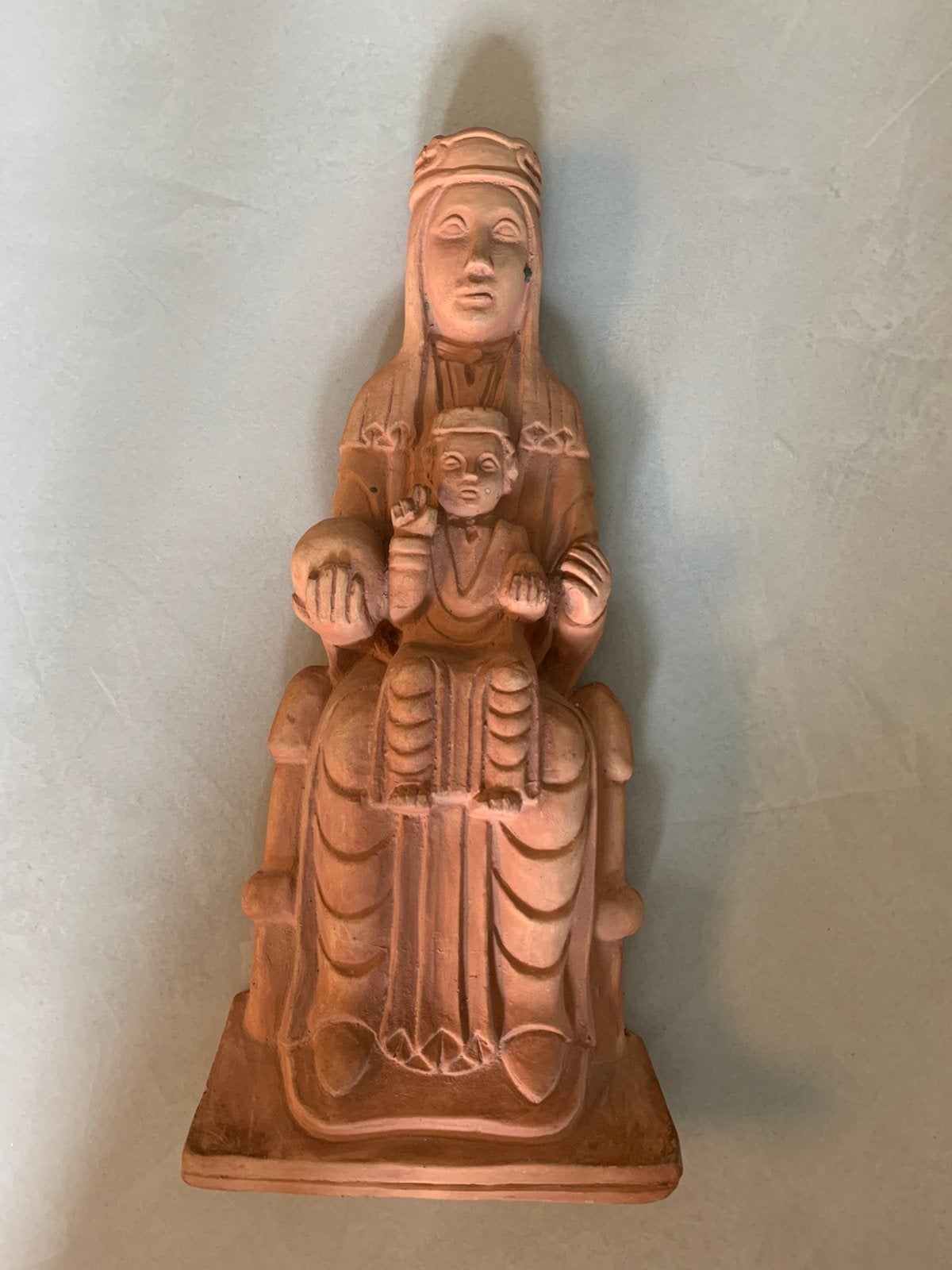 Vintage Terracotta Beeld Ceramicas Esteban Vicens Barcelona, Enlèvement ou Envoi, Statue