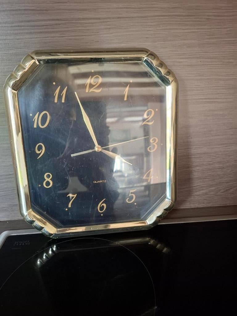 Horloge vintage, Enlèvement ou Envoi, Utilisé, Horloge murale