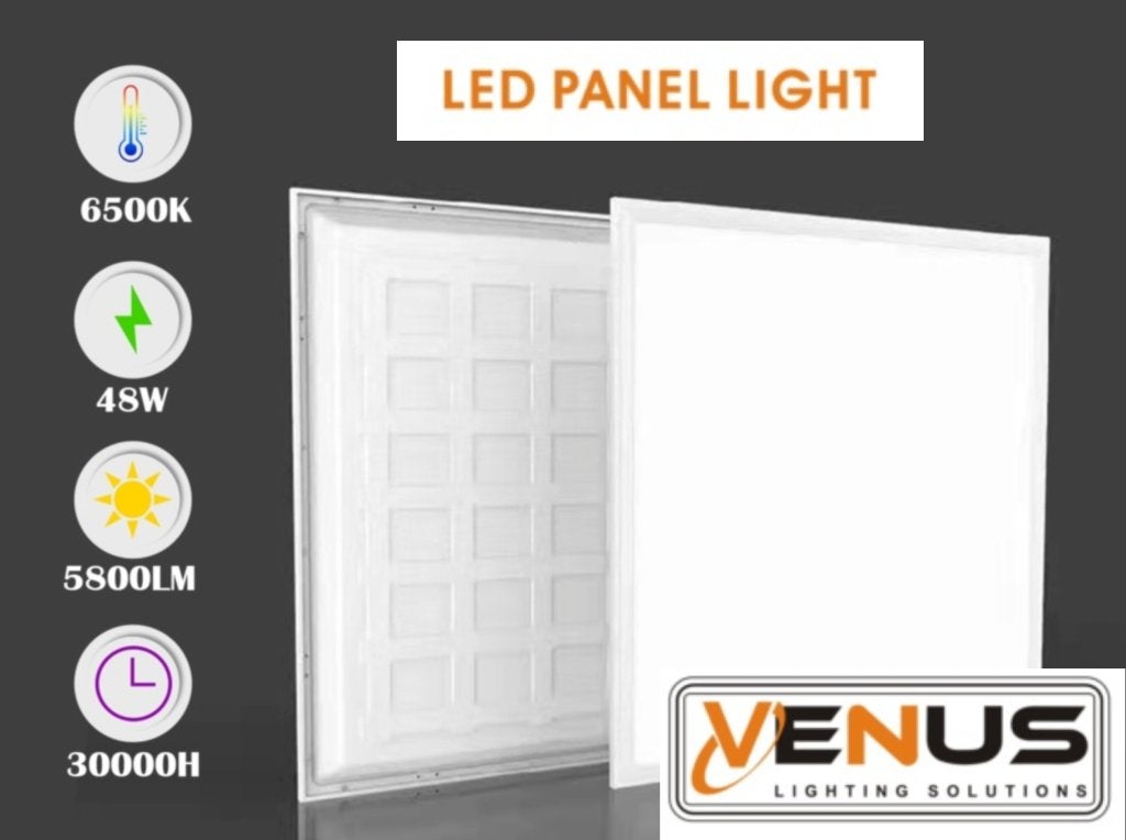 Panneaux LED 48W Blanc froid 6500K avec Cadres NEUF ( 12 X ), Neuf, Blanc, LED, Enlèvement