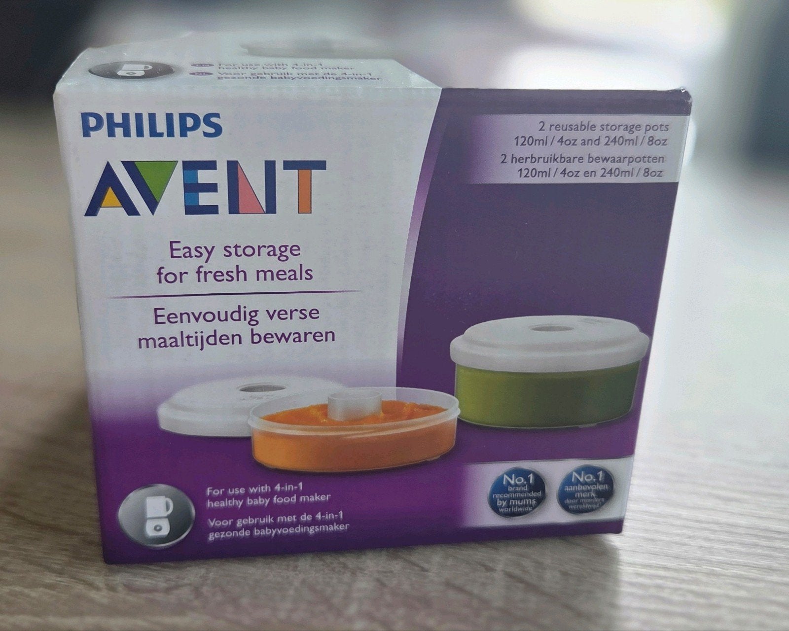 Philips Avent bewaarbakjes, Enlèvement, Neuf, Boîte de conservation, Philips Avent