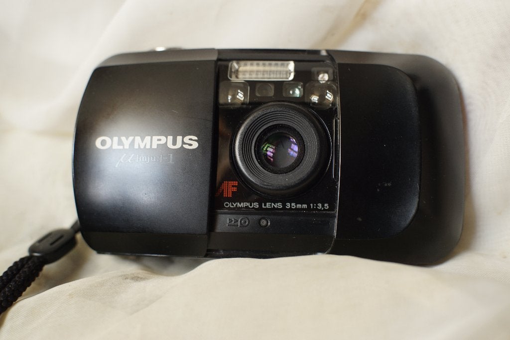 Lolympus MJU 1 + 35 mm 3.5 (argentique) comme neuf, Enlèvement ou Envoi, Comme neuf, Compact, Olympus