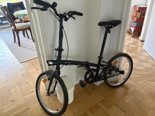 Velo BTWIN Tilt Noir 100, Autres marques, Comme neuf, Enlèvement, Totalement pliable