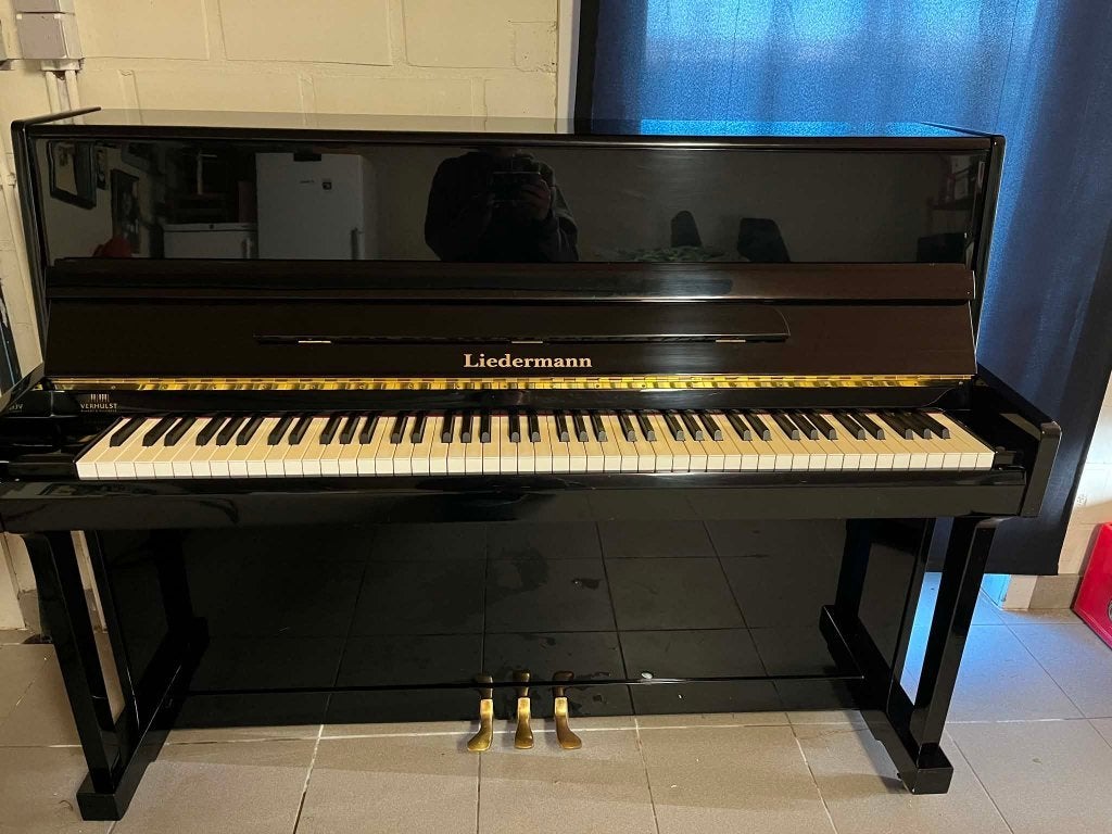 Piano, Muziek en Instrumenten, Piano's, Ophalen, Gebruikt, Zwart, Piano