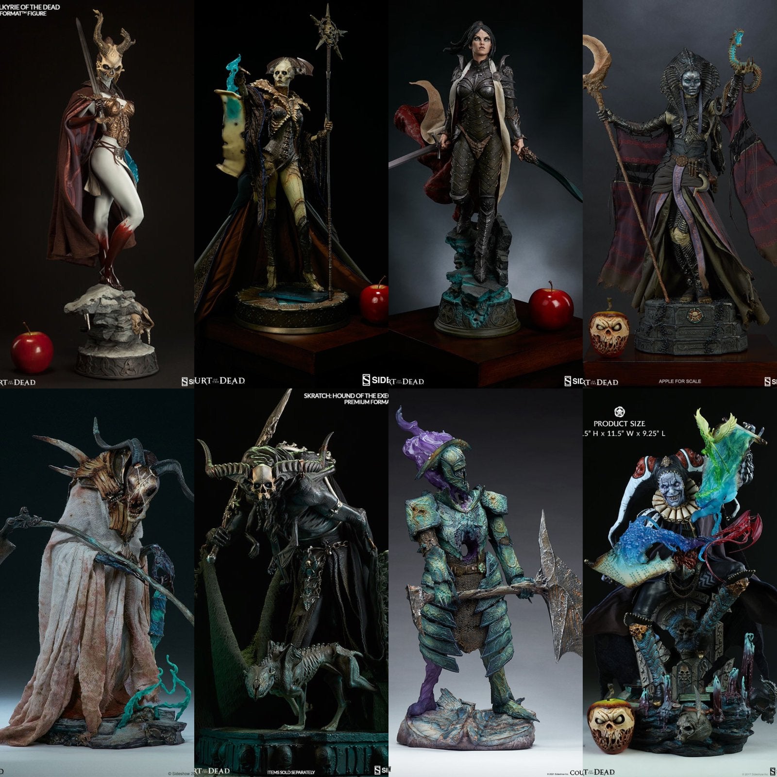 Sideshow Court of The Dead Collection Statues Horror cotd, Ophalen, Zo goed als nieuw, Fantasy