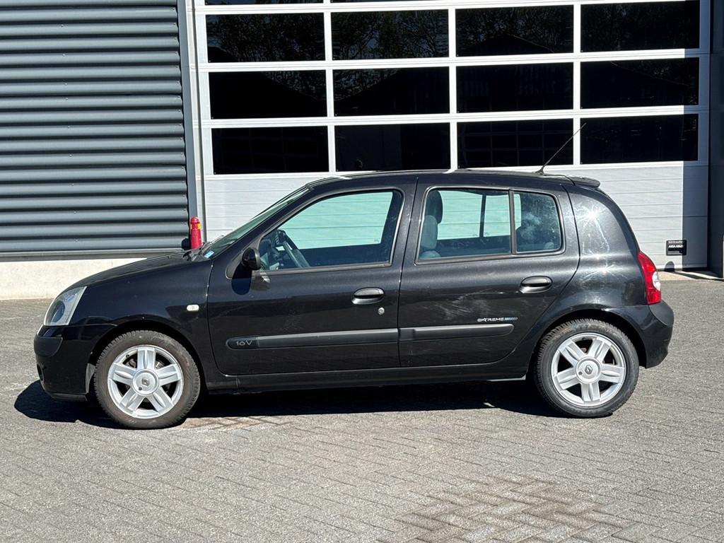 Renault Clio 1.2-16V Drive, airco, Auto's, Renault, Voorwielaandrijving, 4 cilinders, Zwart, Bedrijf