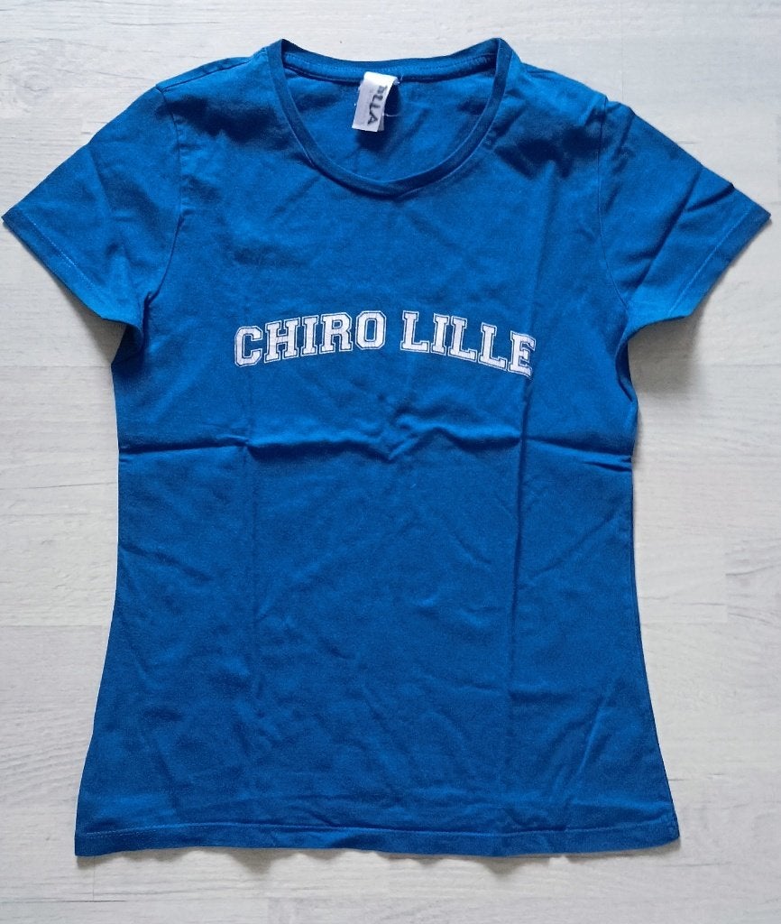 T-shirt Chiro Lille XS, Manches courtes, Enlèvement ou Envoi, Taille 34 (XS) ou plus petite, Porté