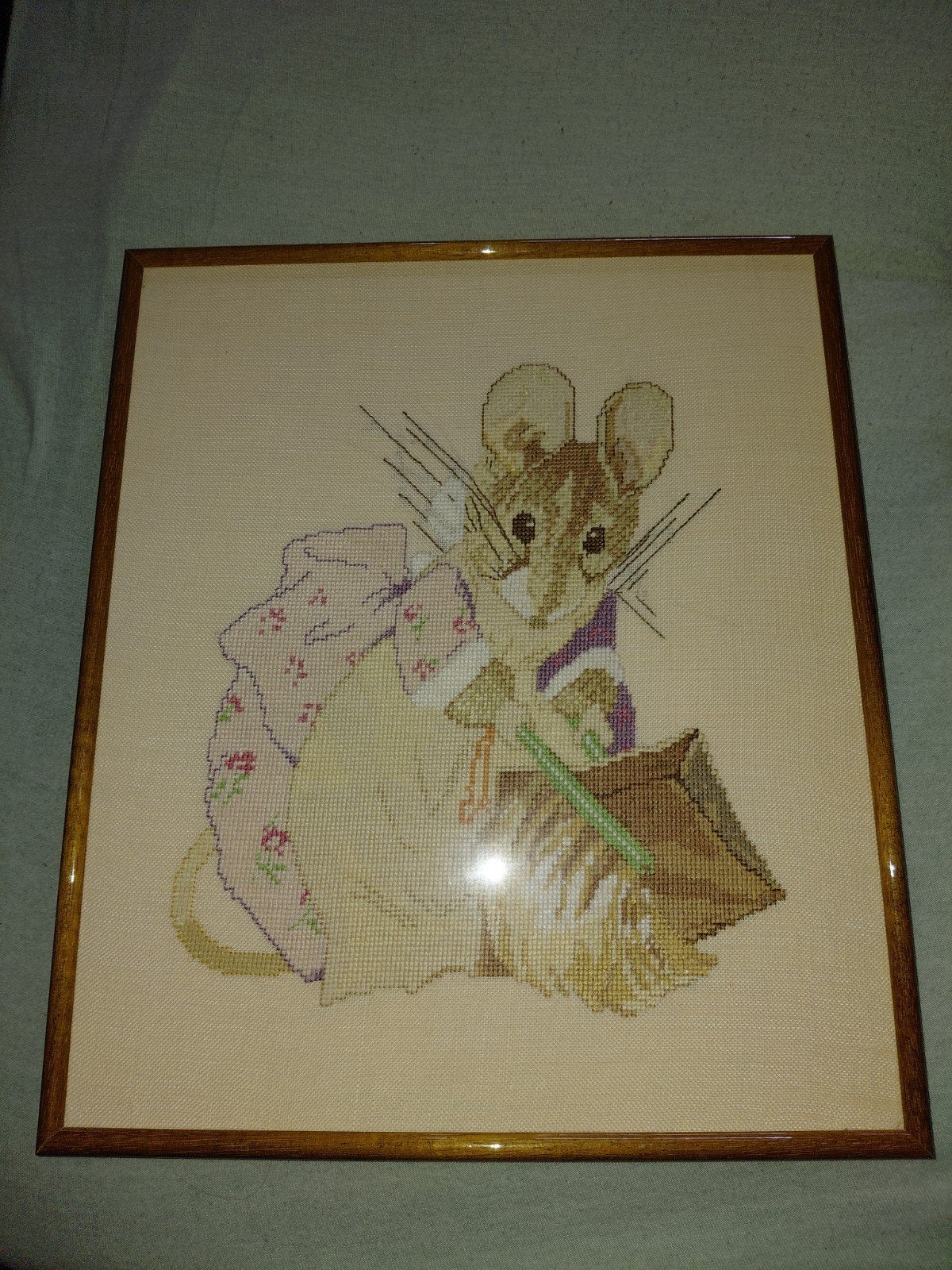 kruissteekboordwerk, Antiek en Kunst, Ophalen