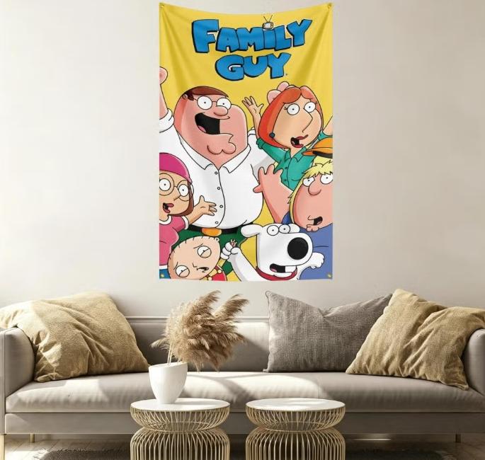 Grote vlaggen Family Guy (150x90cm), Enlèvement ou Envoi, Neuf