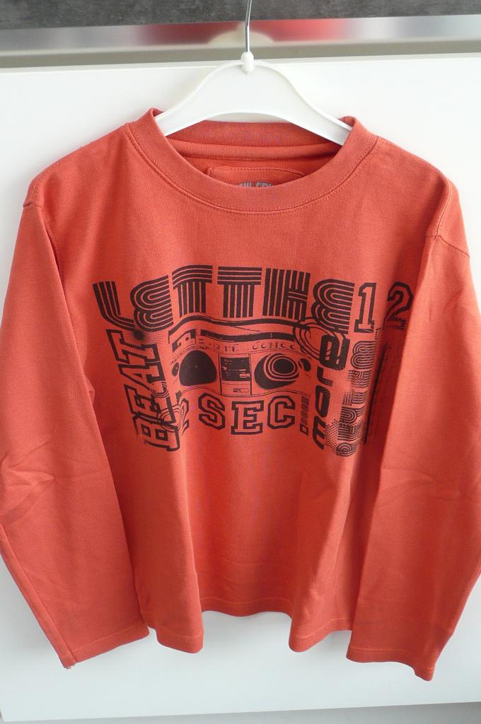 Oranje T-shirt lange mouw New Style (K238), Kinderen en Baby's, New Style, Nieuw, Ophalen of Verzenden, Shirt of Longsleeve