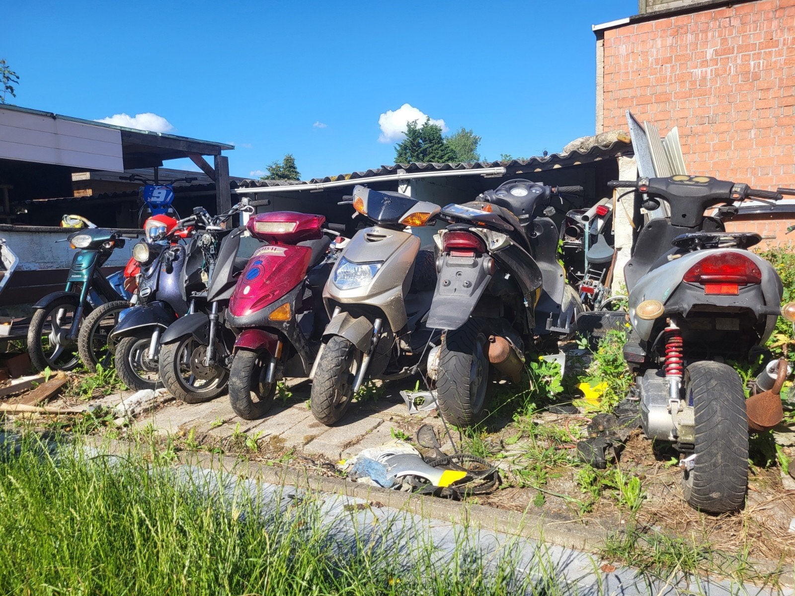 Lot scooters voor onderdelen, Enlèvement, Utilisé, Autres types, Honda