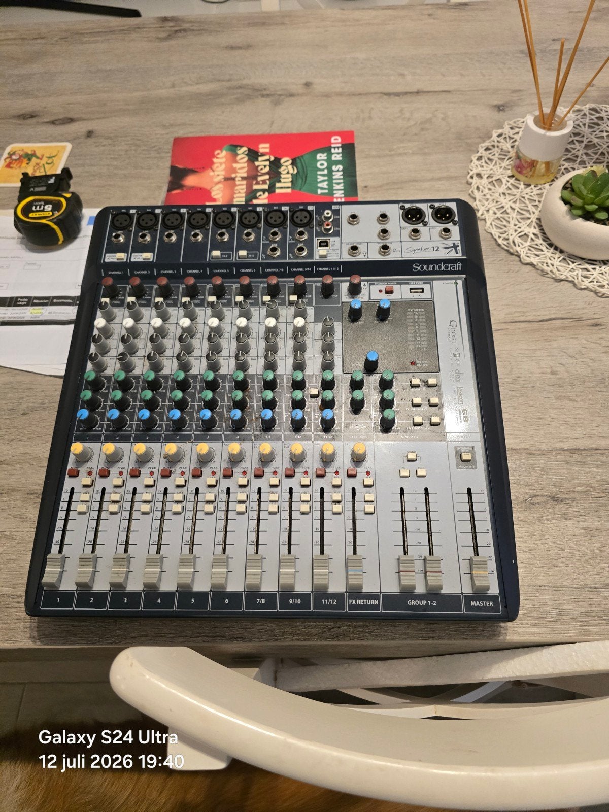 Soundcraft signature 12 mtk. Zo goed als nieuw., Verzenden