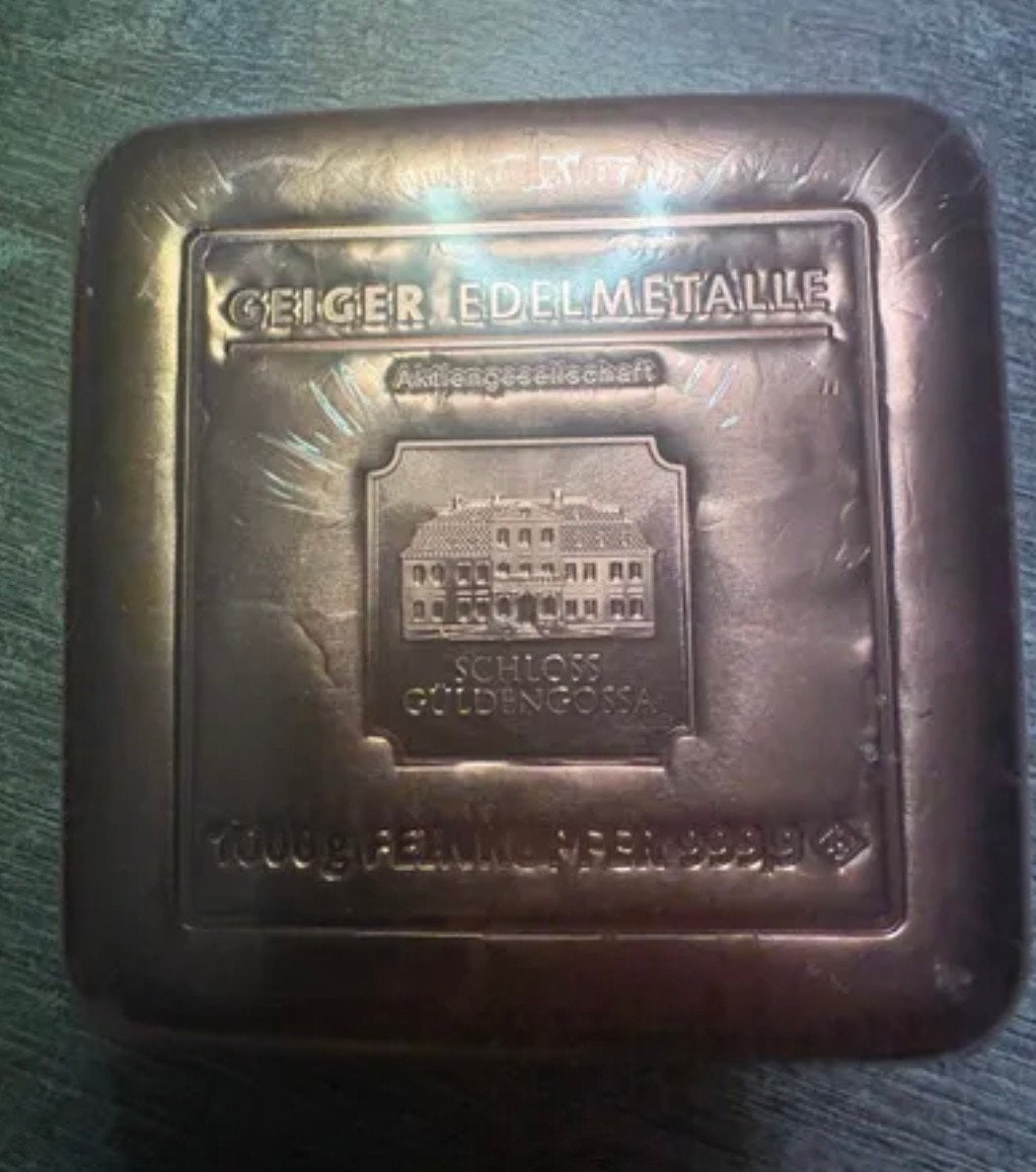 Lingot 1 kilo de cuivre pur geiger edelmetalle, Enlèvement ou Envoi, Cuivre