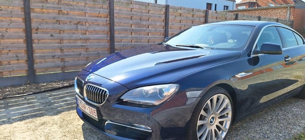 BMW 640i, Auto's, BMW, Automaat, Achterwielaandrijving, Blauw, Bi-Xenon koplampen