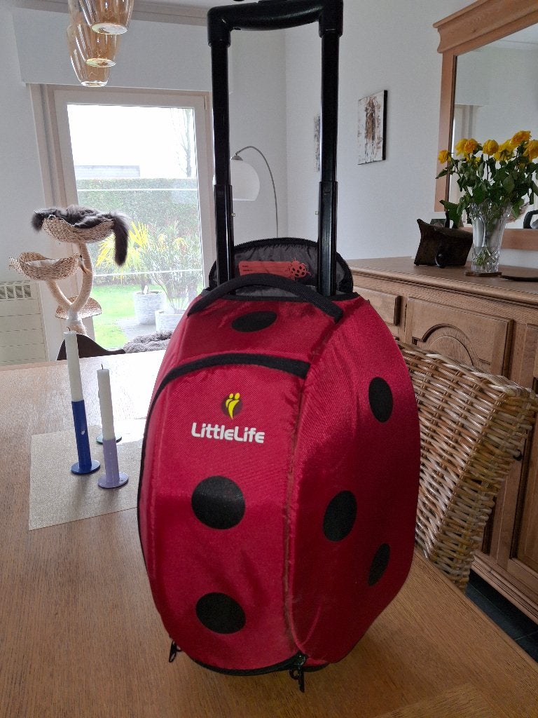 Kinder trolley lieveheersbeestje bijna niet gebruikt, Handtassen en Accessoires, 50 tot 60 cm, 45 tot 55 cm, Zo goed als nieuw