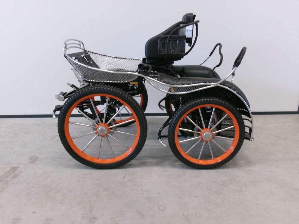 Nieuwe Leon enkelspan marathonwagen. Zeer compleet. 23/27 in, Animaux & Accessoires, Cheval, Niet ingevuld, Calèche marathon, Niet ingevuld