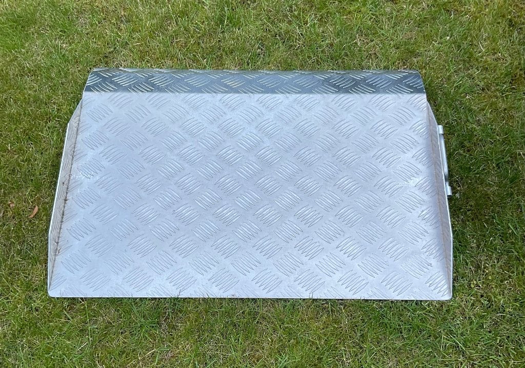 Metalen drempel, hoogte tussen 20 - 25 cm, Divers, Déambulateurs, Enlèvement, Comme neuf