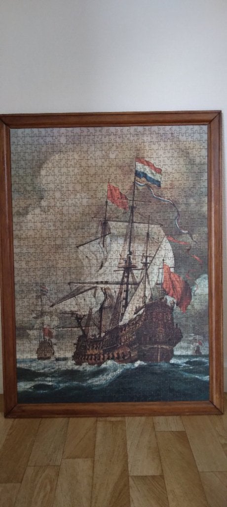 Kader zeil schip, Hobby en Vrije tijd, Ophalen, Gebruikt