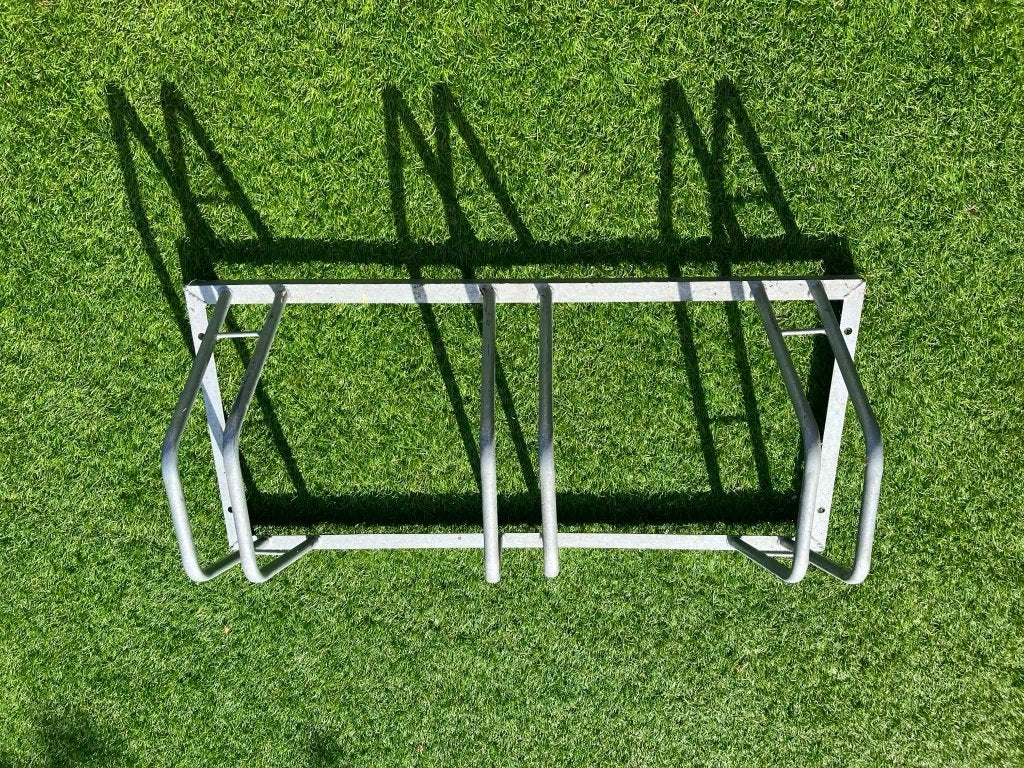 Stevig metalen fietsenrek voor 3 fietsen, Ophalen, Zo goed als nieuw
