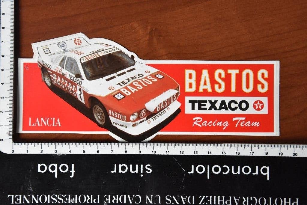 Sticker van Bastos Lancia, Ophalen of Verzenden