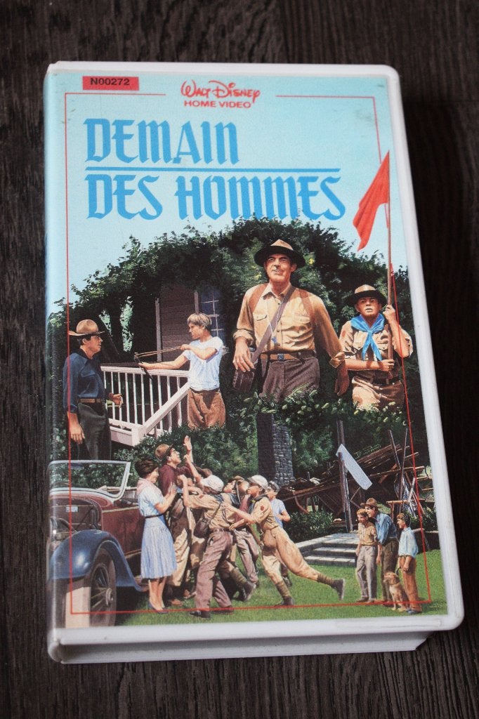 rare K7 VHS Disney demain des hommes follow me boys 1966, Ophalen of Verzenden, Gebruikt, VHS