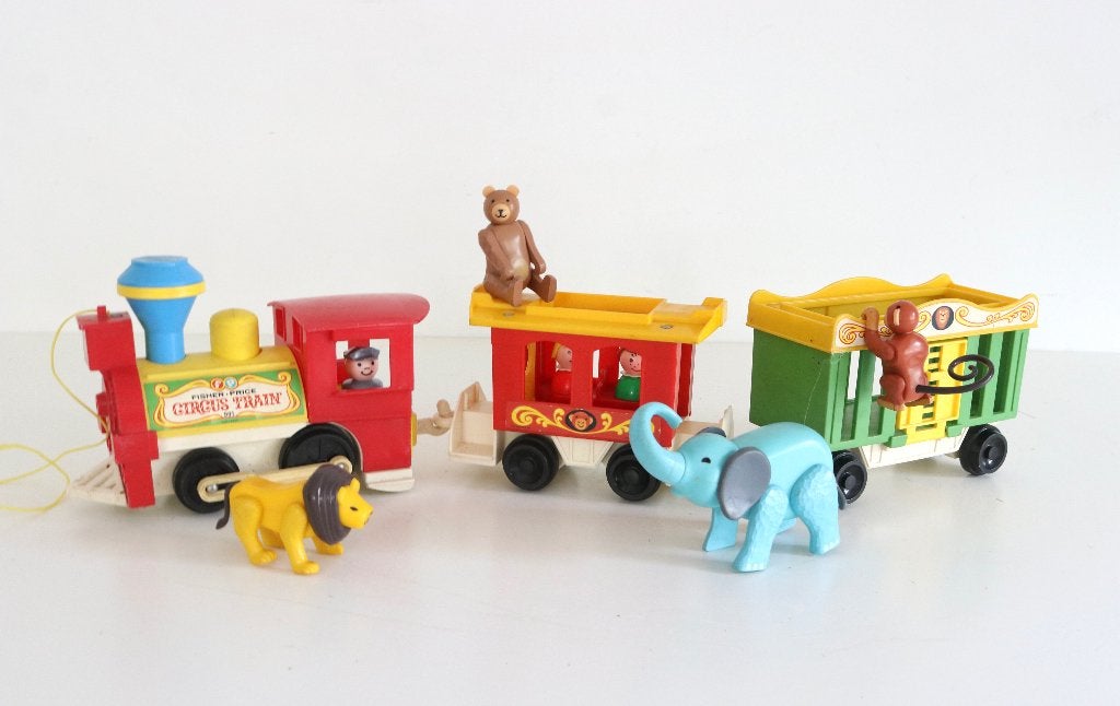 Vintage Fisher-Price "Little People" Circus Trein, Kinderen en Baby's, Speelgoed | Fisher-Price, Ophalen of Verzenden, Zo goed als nieuw