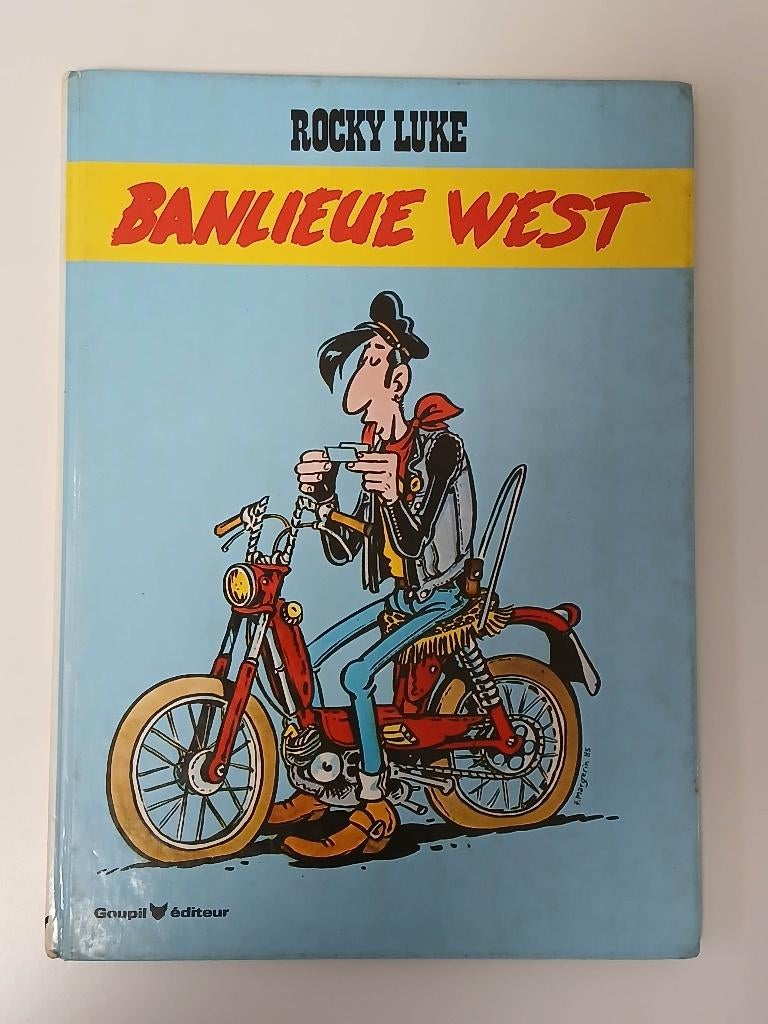 BD: Rocky Luke "Banlieue West", Une BD, Enlèvement, Utilisé, Divers auteurs