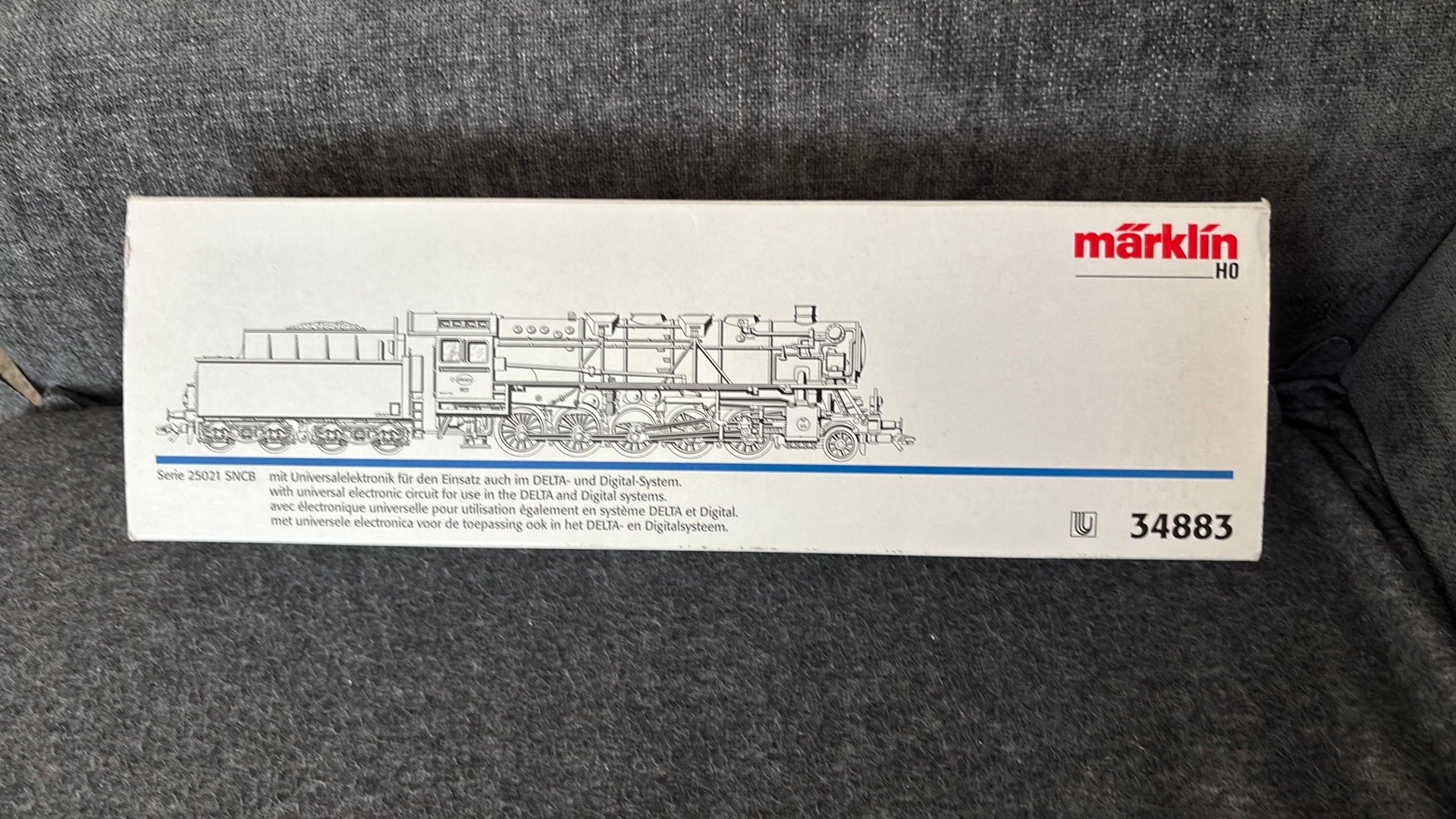 Märklin 34883 H0 - Stoomlocomotief Serie 25021 SNCB/NMBS -, Ophalen, Wisselstroom, Locomotief, Zo goed als nieuw
