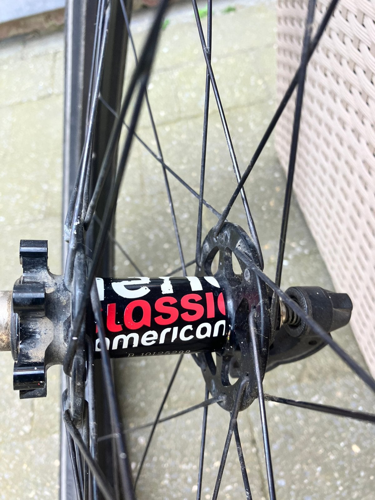 26” voorwiel MTB met American classic naaf, Fietsen en Brommers, Fietsonderdelen, Gebruikt, Aluminium, Mountainbike, Ophalen
