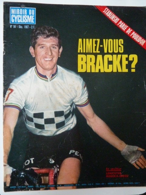 Miroir du Cyclisme Ferdinand BRACKE, parfait état. Déc. 1967, Enlèvement ou Envoi, Utilisé, Livre ou Revue