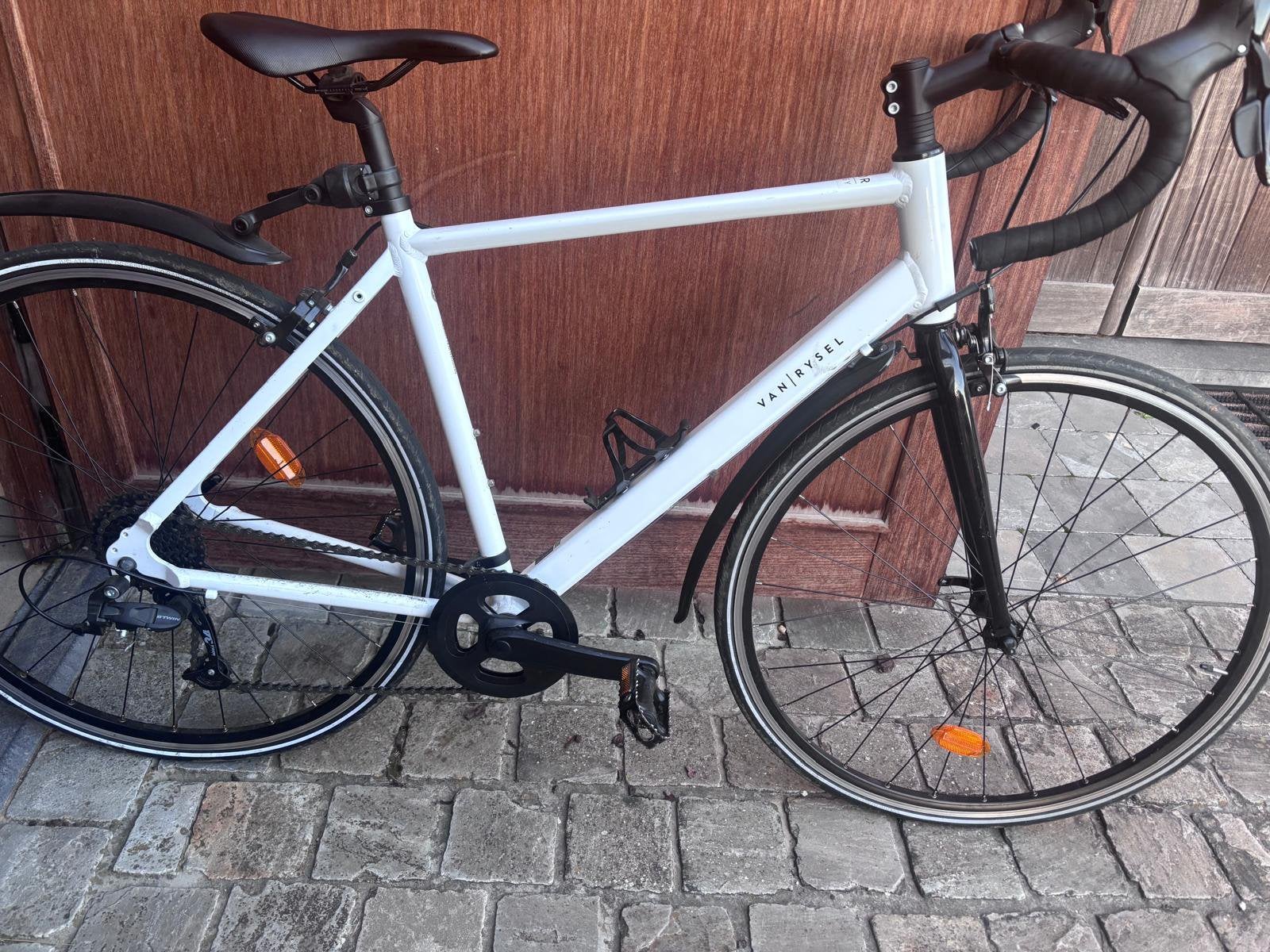 Van Rysel koersfiets kinderen, Fietsen en Brommers, Minder dan 10 versnellingen, 26 inch, Velgrem, Zo goed als nieuw