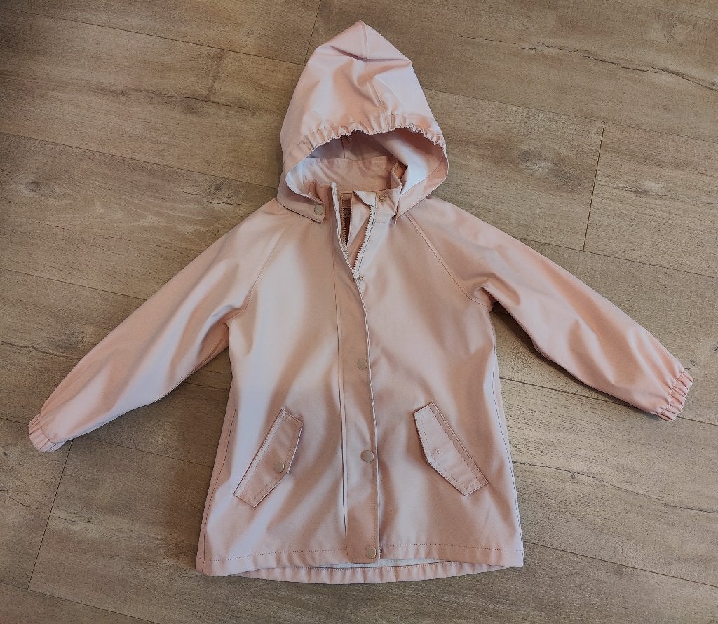 lichtroze regenjas H&M maat 110/116, Kinderen en Baby's, Kinderkleding | Maat 110, Ophalen, Gebruikt, Meisje, H&M