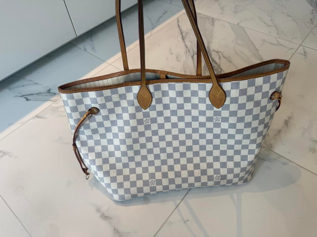 Vintage handtas LV neverfull gm, Handtassen en Accessoires, Tassen | Damestassen, Ophalen of Verzenden, Gebruikt, Beige, Shopper