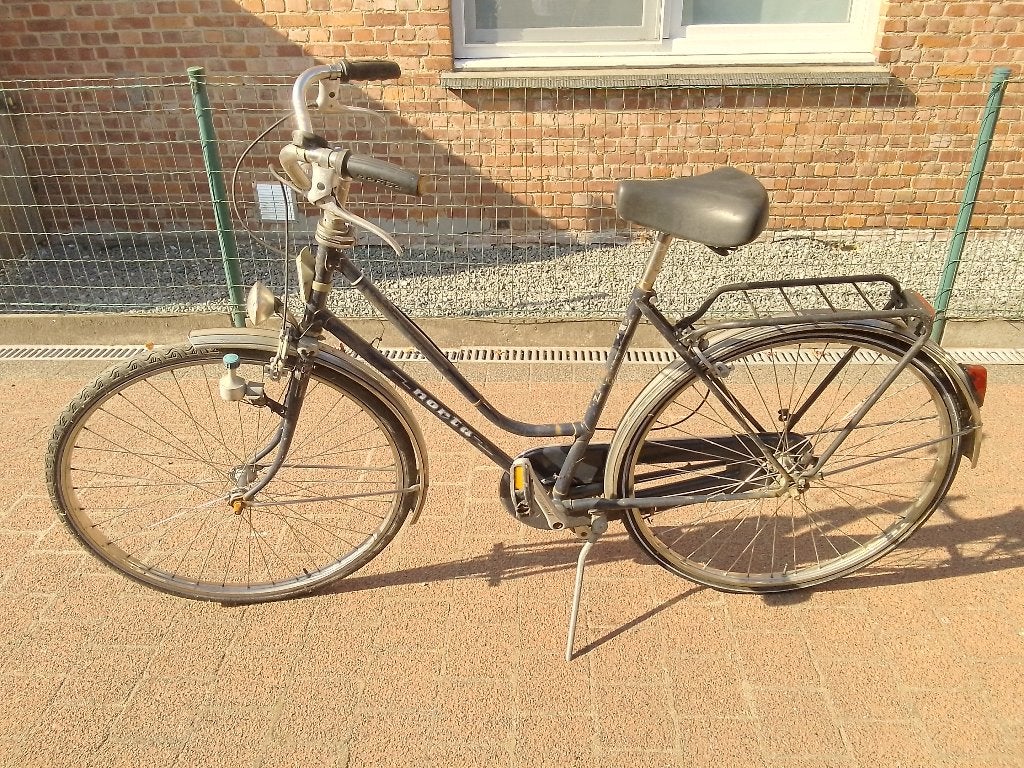 Norta damesfiets, Ophalen