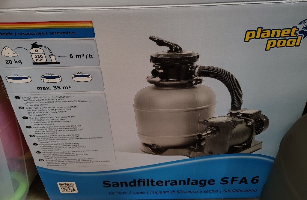 Zwembadfilter, Tuin en Terras, Zwembad-toebehoren, Ophalen, Zo goed als nieuw, Filter