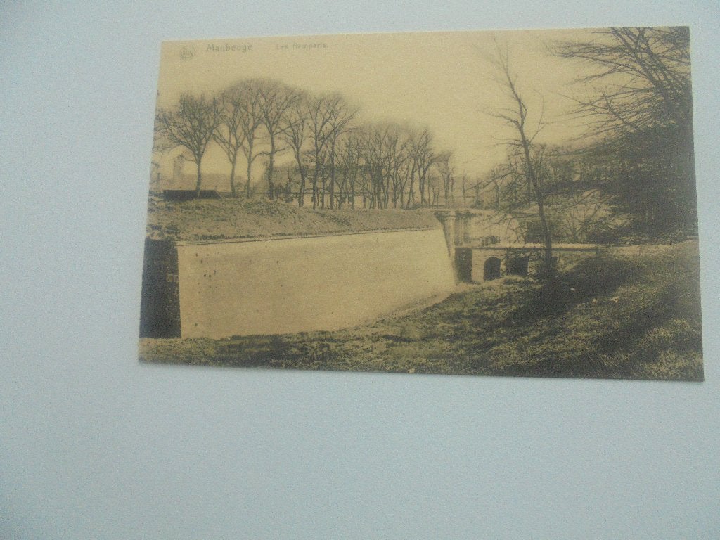 maubeuge-les remparts, Enlèvement ou Envoi, 1940 à 1960, Non affranchie, Hainaut