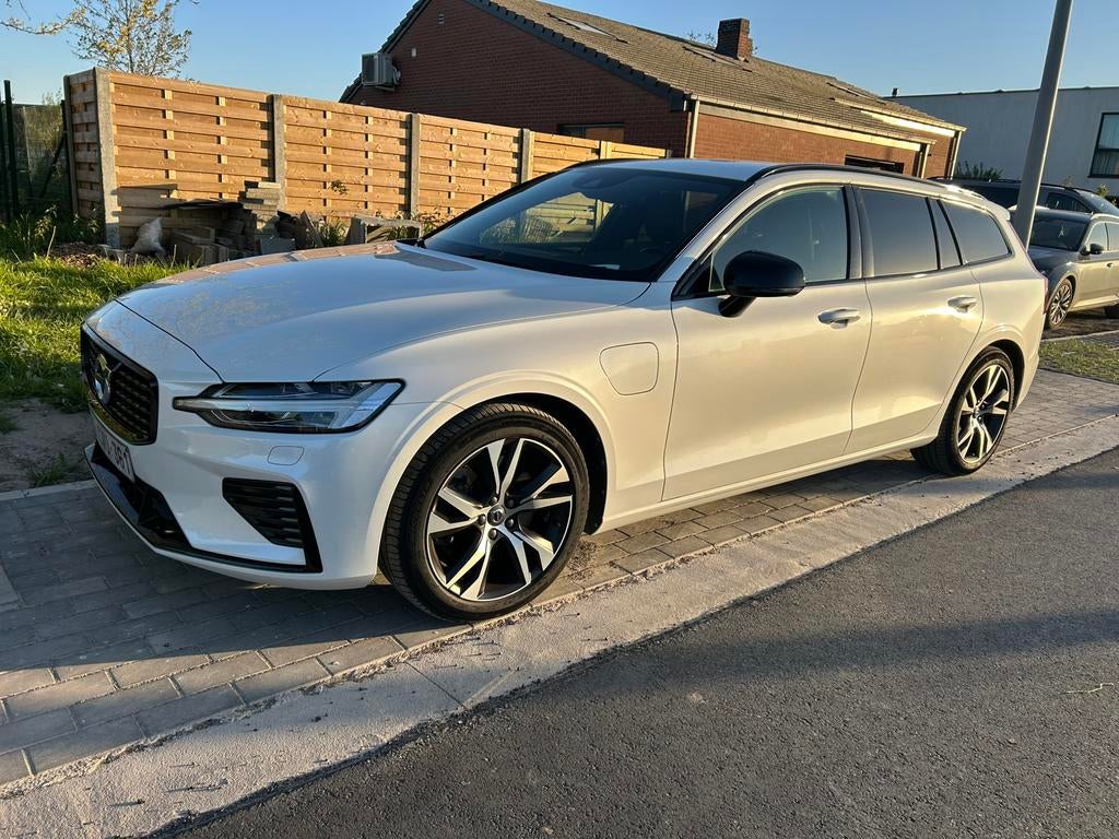 Volvo v60 T6, Auto's, Automaat, Wit, Leder, V60