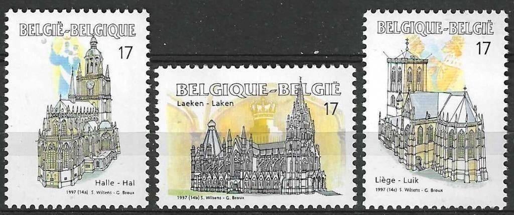 Belgie 1997 - Yvert 2712-2714 /OBP 2711-2713 - Toerisme (PF), Verzenden, Postfris, Postfris
