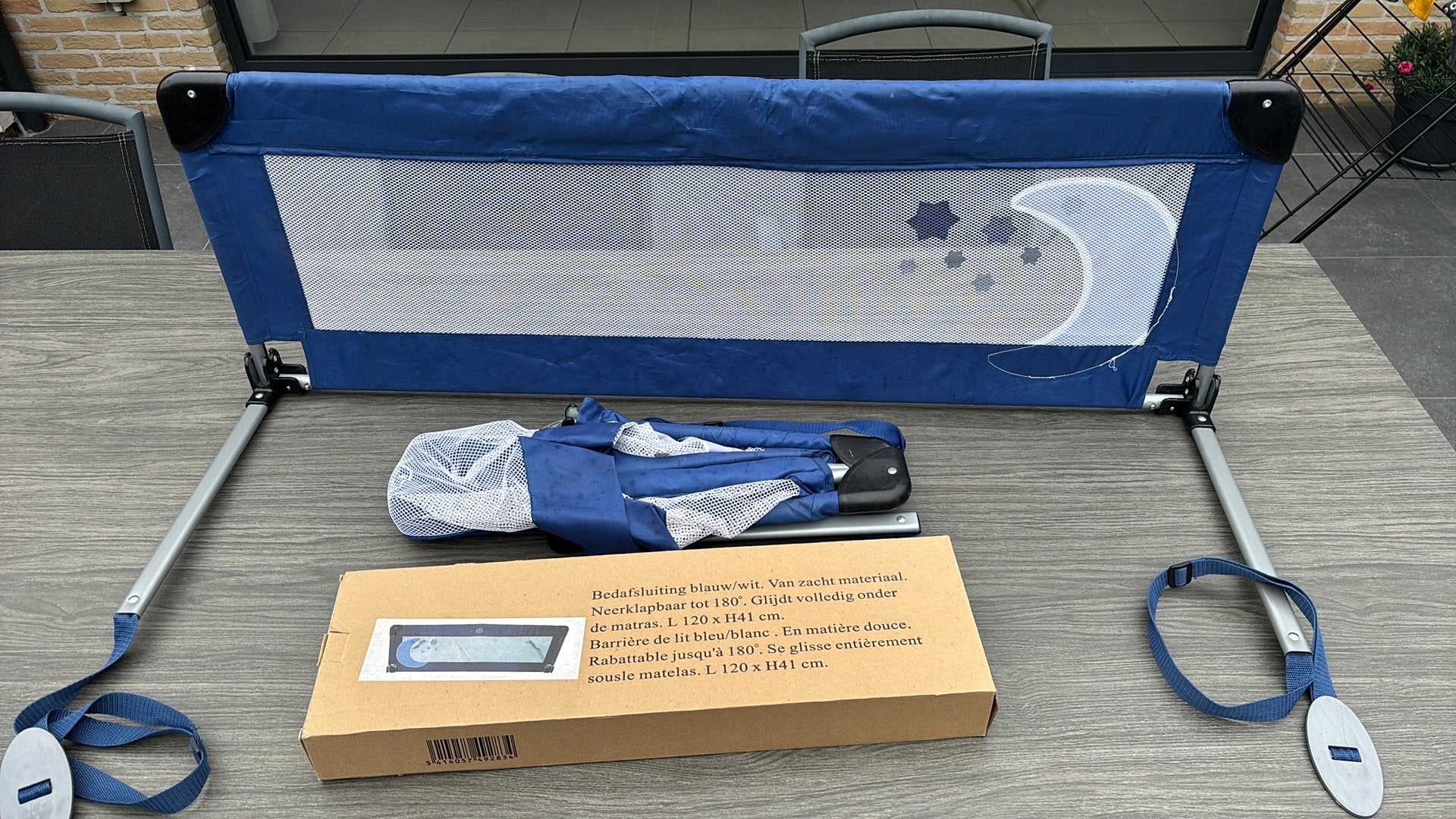 Bedafsluiting blauw/wit, Hobby en Vrije tijd, Ophalen, Zo goed als nieuw