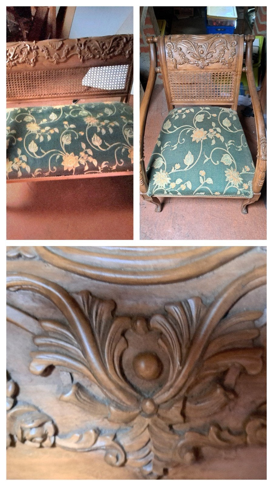 meubles anciens (style indo britanique).), Enlèvement