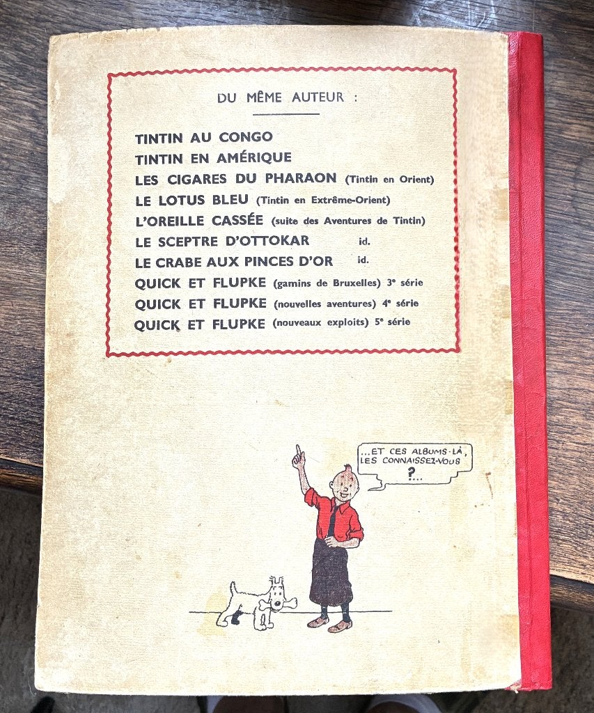 Kuifje - Het zwarte eiland A17BIS - 1942 - Zeldzame editie, Boeken, Stripverhalen, Gelezen, Verzenden, Eén stripboek, Hergé.