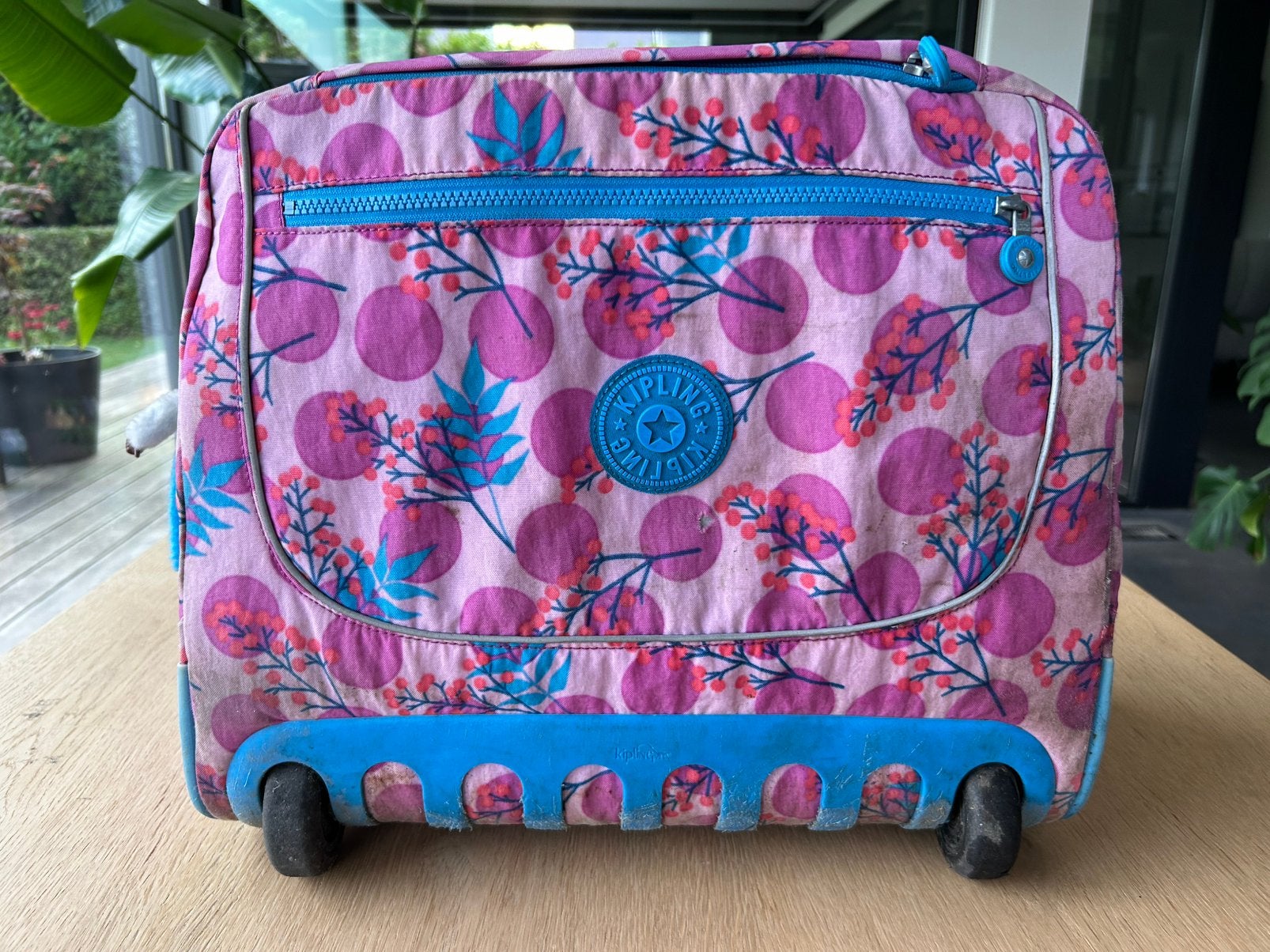 Kipling boekentas op wieltjes, Handtassen en Accessoires, Tassen | Schooltassen, Ophalen, Gebruikt