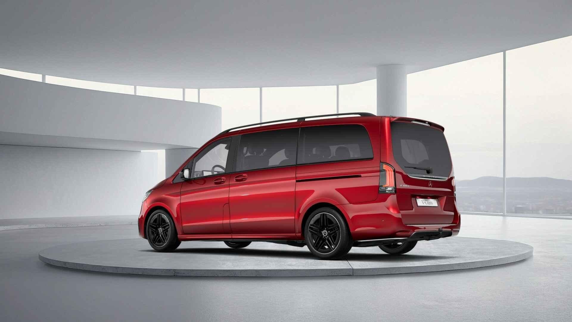 Mercedes-Benz V-klasse 300 d L2 9G-TRONIC Avantgarde, Auto's, Automaat, Gebruikt, Zwart, 2000 kg
