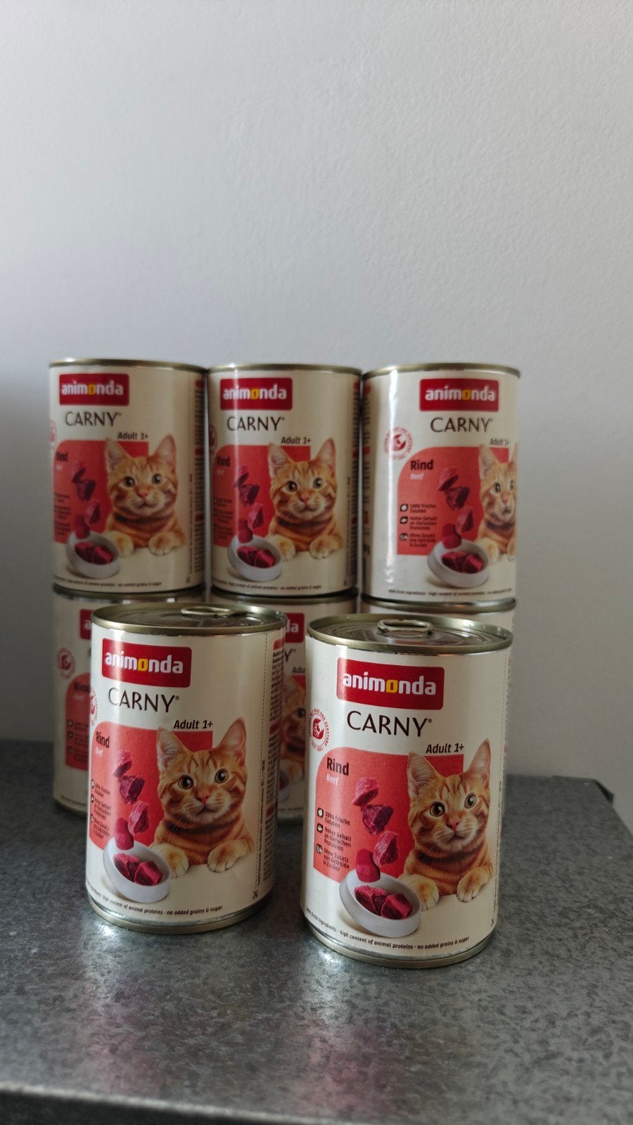 8 blikken animonda carny puur rund / natvoer katten, Dieren en Toebehoren, Ophalen, Kat